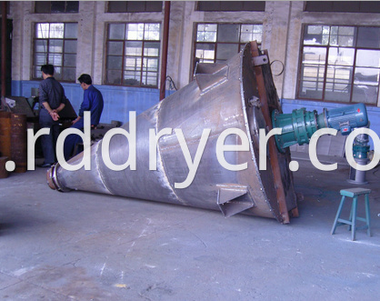 Conical Screw Mixer with Explosion-Proof Motor